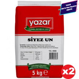 Yazar 2 x 5 kg Siyez Unu