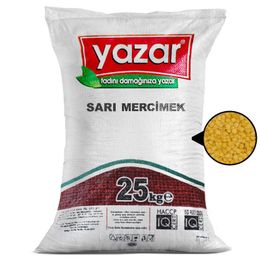 Yazar 25 kg Sarı Mercimek