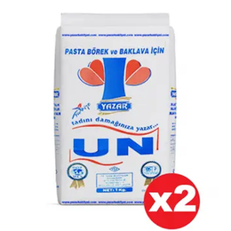 Yazar 2x1 kg Pasta Börek ve Baklavalık Çok Amaçlı Un