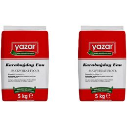 Yazar 2x5 kg Taş Değirmende Öğütülmüş Karabuğday Unu