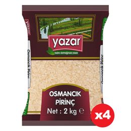 Yazar 4 x 2 kg Osmancık Pirinç