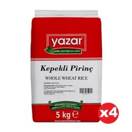 Yazar 4x5 kg Kepekli Pirinç