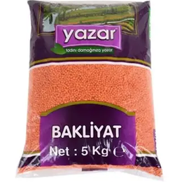 Yazar 4x5 kg Kırmızı Mercimek