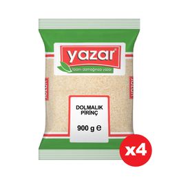 Yazar 4x900 gr Dolmalık Sütlaçlık Kırık Pirinç