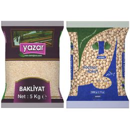 Yazar 5 kg Pilavlık Pirinç ve 5 kg Koçbaşı Nohut
