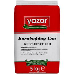 Yazar 5 kg Taş Değirmende Öğütülmüş Karabuğday Unu