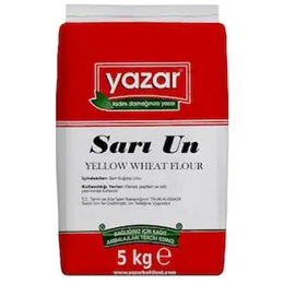 Yazar 5 kg Taş Değirmende Öğütülmüş Sarı Un