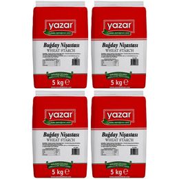 Yazar 5 kg x 4 Paket Buğday Nişastası