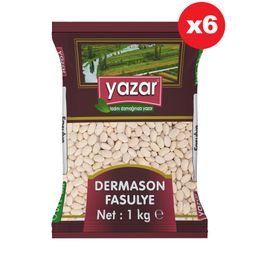 Yazar 6x1 kg Dermason Fasulye