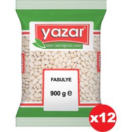 Yazar 900 Gr. x 12 Paket Kuru Fasulye