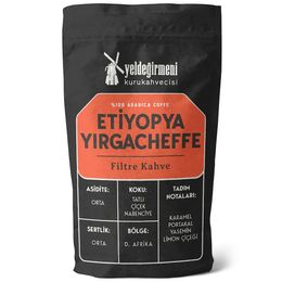 Yeldeğirmeni Kurukahvecisi 250 gr Etiyopya Yırgacheffe Yöresel Filtre Kahve