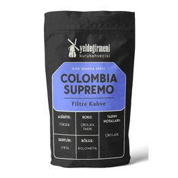 Yeldeğirmeni Kurukahvecisi 500 gr Colombia Supremo Filtre Kahve Chemex