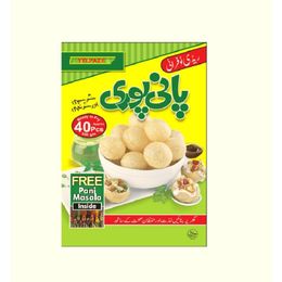 Yelpaze 150 gr Hint Pani Puri Golgappa Çıtır Hamur Topları