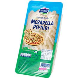 Yörüksüt 150 gr Tam Yağlı Rende Mozerella Peyniri
