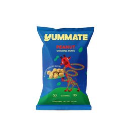 Yummate 28 gr Vegan Yer Fıstığı Aromalı Fırınlanmış Nohut Cipsi