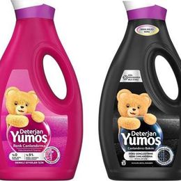Yumoş 2x1690 ml Renkliler + Siyahlar Sıvı Çamaşır Deterjanı