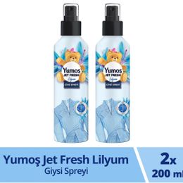 Yumoş 2x200 ml Jet Fresh Lilyum Giysi Spreyi