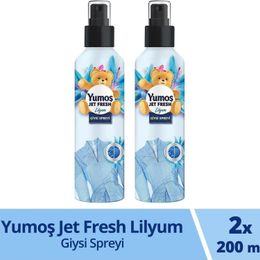 Yumoş 2x200 ml Jet Fresh Lilyum Giysi Spreyi