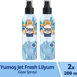 Yumoş 2x200 ml Jet Fresh Lilyum Giysi Spreyi