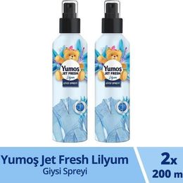 Yumoş 2x200 ml Jet Fresh Lilyum Giysi Spreyi