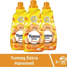 Yumoş 3x1440 ml Extra Hanımeli Konsantre Yumuşatıcı