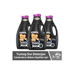 Yumoş 3x2.52 lt Siyah ve Koyu Renkliler Sıvı Bakım Çamaşır Deterjanı