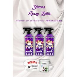Yumoş 3x450 ml Sprey Lotus Ev ve Tekstil Spreyi