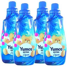 Yumoş 4x1440 ml 60 Yıkama Lilyum Beyazlar ve Renkliler İçin Konsantre Yumuşatıcı