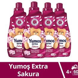 Yumoş 4x1440 ml Extra Sakura Konsantre Yumuşatıcı