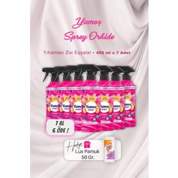 Yumoş 7x450 ml Yıkaması Zor Eşyalar İçin Orkide Kokulu Sprey