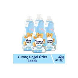 Yumoş Bebek 3x1200 ml Doğal Özler Konsantre Çamaşır Yumuşatıcısı