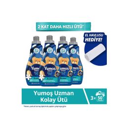Yumoş Extra 4x1.2 lt Uzman Kolay Ütü Konsantre Çamaşır Yumuşatıcı