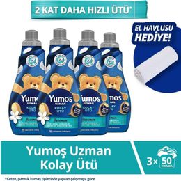 Yumoş Extra 4x1.2 lt Uzman Kolay Ütü Konsantre Çamaşır Yumuşatıcı