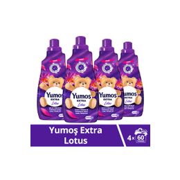 Yumoş Extra Lotus Çiçeği 4x1440 ml Çamaşır Yumuşatıcı