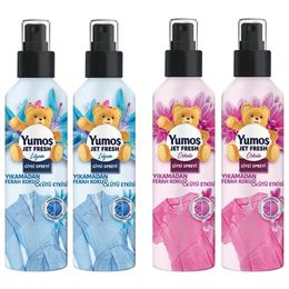 Yumoş Orkide 2x200 ml Jet Fresh + Lilyum 2x200 ml Jet Fresh Giysi Spreyi