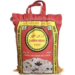 Zarrin Mehr 5 kg İri Taneli Hint Pirinci