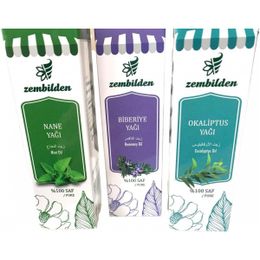 Zbd 10 ml Okaliptus - Nane - Biberiye Yağı