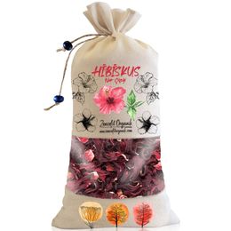 Zencefil Organik 240 gr Bez Torba Hibiskus Nar Çiçeği
