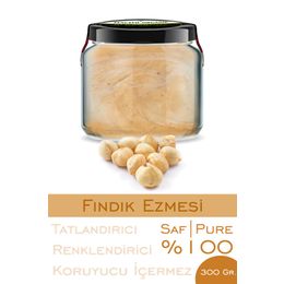 Zencefil Organik 300 gr Saf Fındık Ezmesi