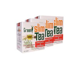 Zencefil Organik 45'li Slim Tea Kiraz Sapı Biberiyeli Green