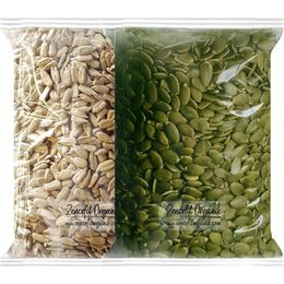 Zencefil Organik 500 gr Kabak Çekirdeği + 500 gr Ay Çekirdeği İçi