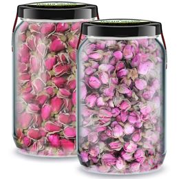 Zencefil Organik 660 gr Pembe Tomurcuk Gül Kurusu + 660 gr Kırmızı Gül Kurusu