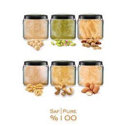 Zencefil Organik 6x330 cc Antep Fıstığı + Fındık + Fıstık + Kaju + Ceviz + Badem Ezmesi