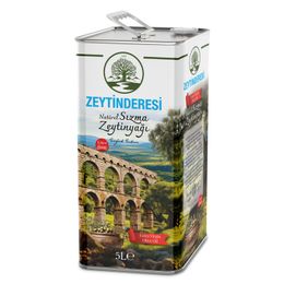 Zeytinderesi 5 lt Natürel Sızma Soğuk Sıkım Zeytinyağı