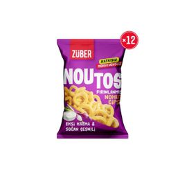 Züber 15x55 gr Ekşi Krema ve Soğanlı Noutos Nohut Cipsi