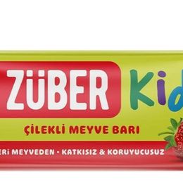 Züber 16x30 gr Kidz Çilekli ve Kakaolu Meyve Bar