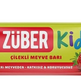 Züber 16x30 gr Kidz Çilekli ve Kakaolu Meyve Bar