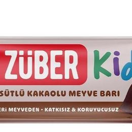 Züber 25 gr Kidz Sütlü Kakaolu Meyve Bar
