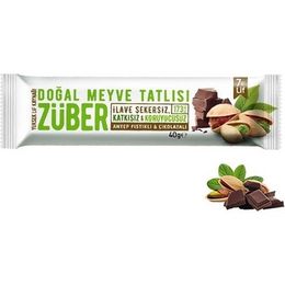 Züber 40 gr Antep Fıstıklı Çikolatalı Doğal Meyve Tatlısı