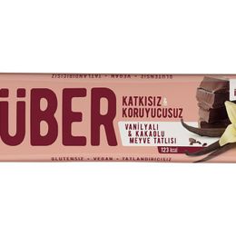 Züber 40 gr Vanilyalı Kakaolu Meyveli Bar